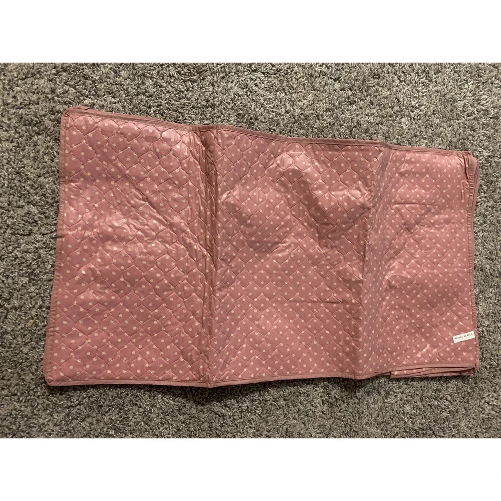 Vintage 1960s Pink Sweater Storage Bag New Unused 24x13x12 Blanket Storage Bag